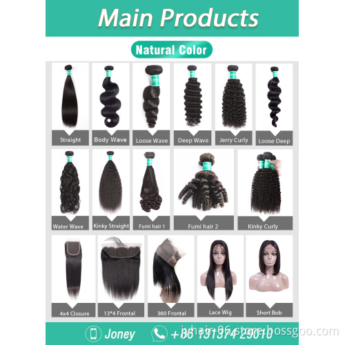 Nice feeling and soft super quality natural color virgin brazilian hair bundles